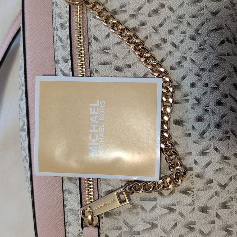 NWT Michael Kors Jet set travel large logo crossbody - Picture 8 of 12